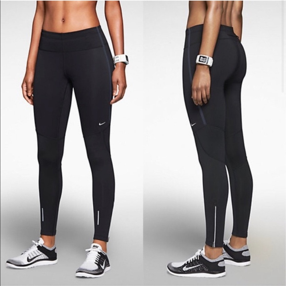 Nike fleece lined running tights